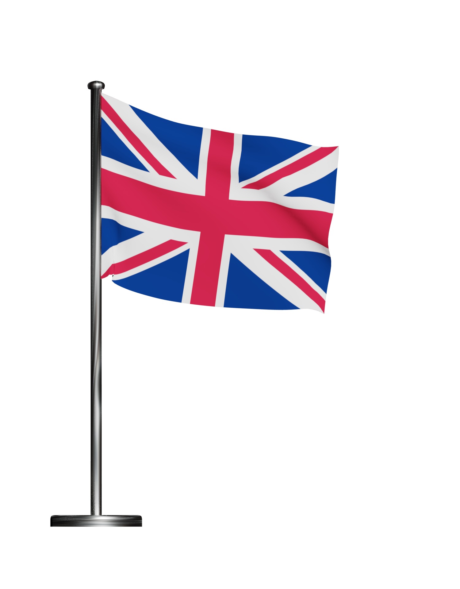 United Kingdom flag UK 3D model_9