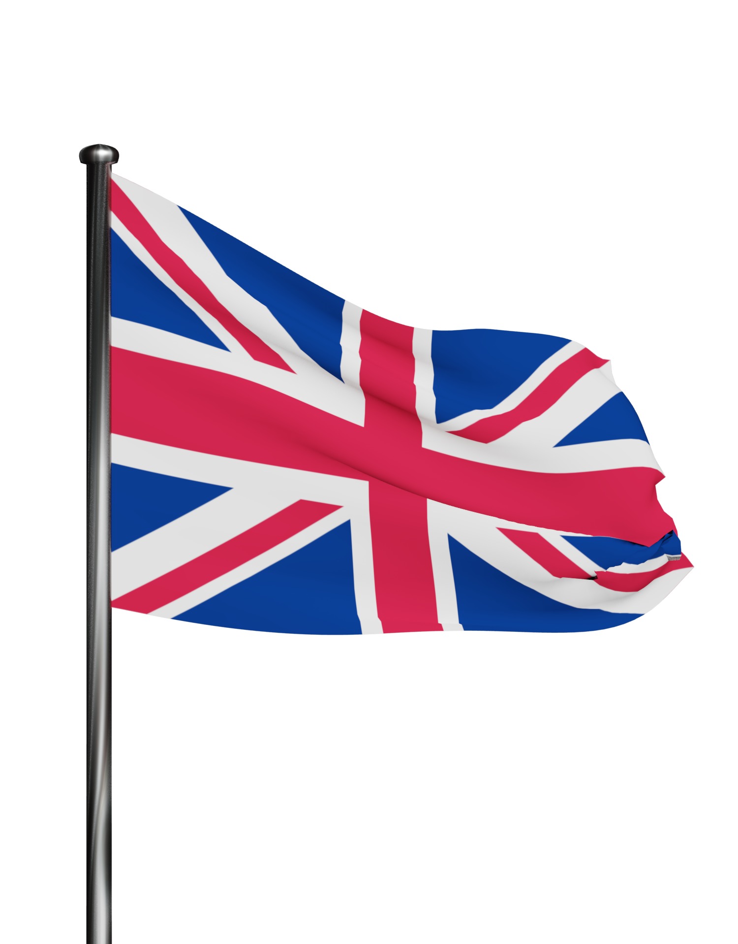 United Kingdom flag UK 3D model_14