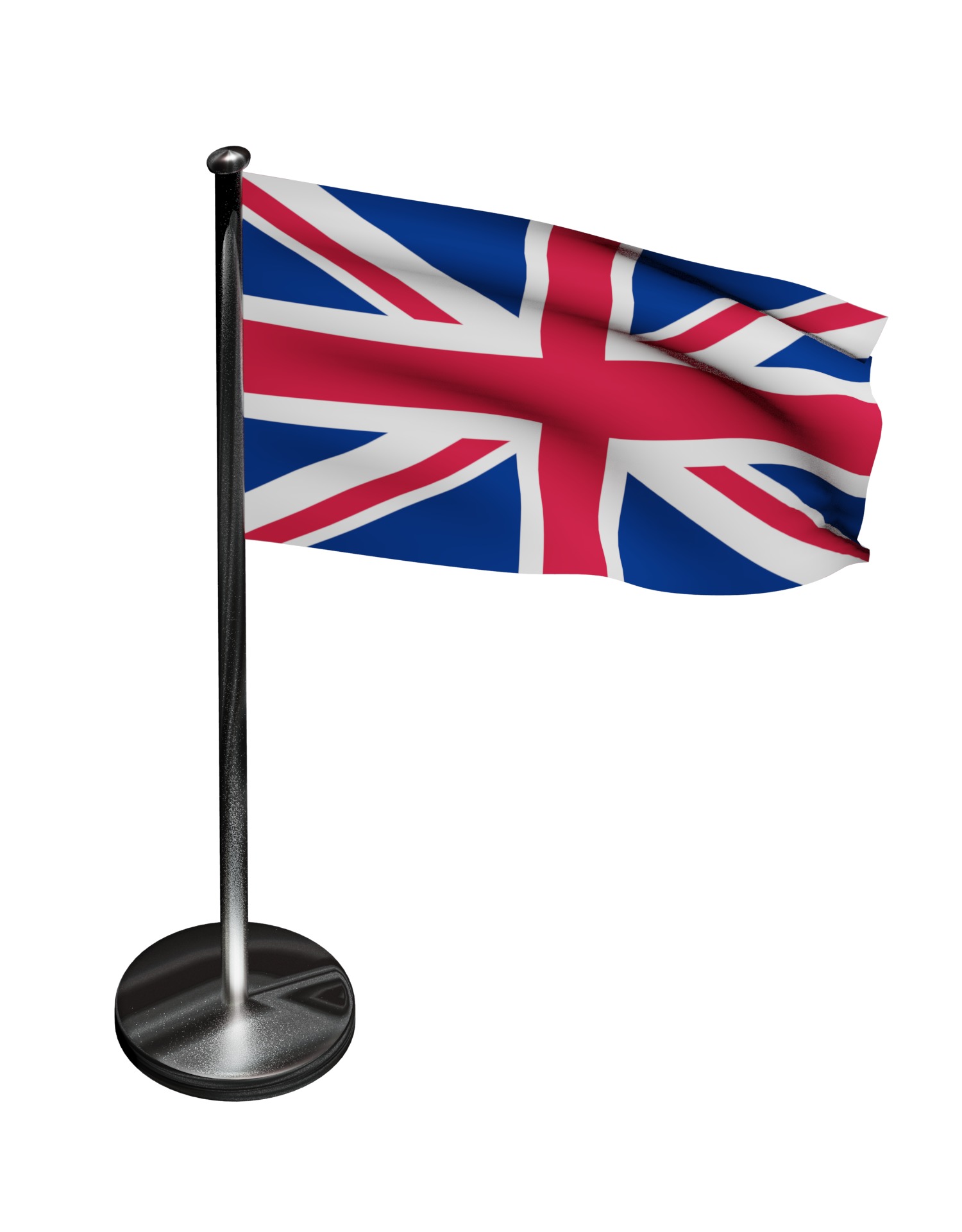 United Kingdom flag UK 3D model_13