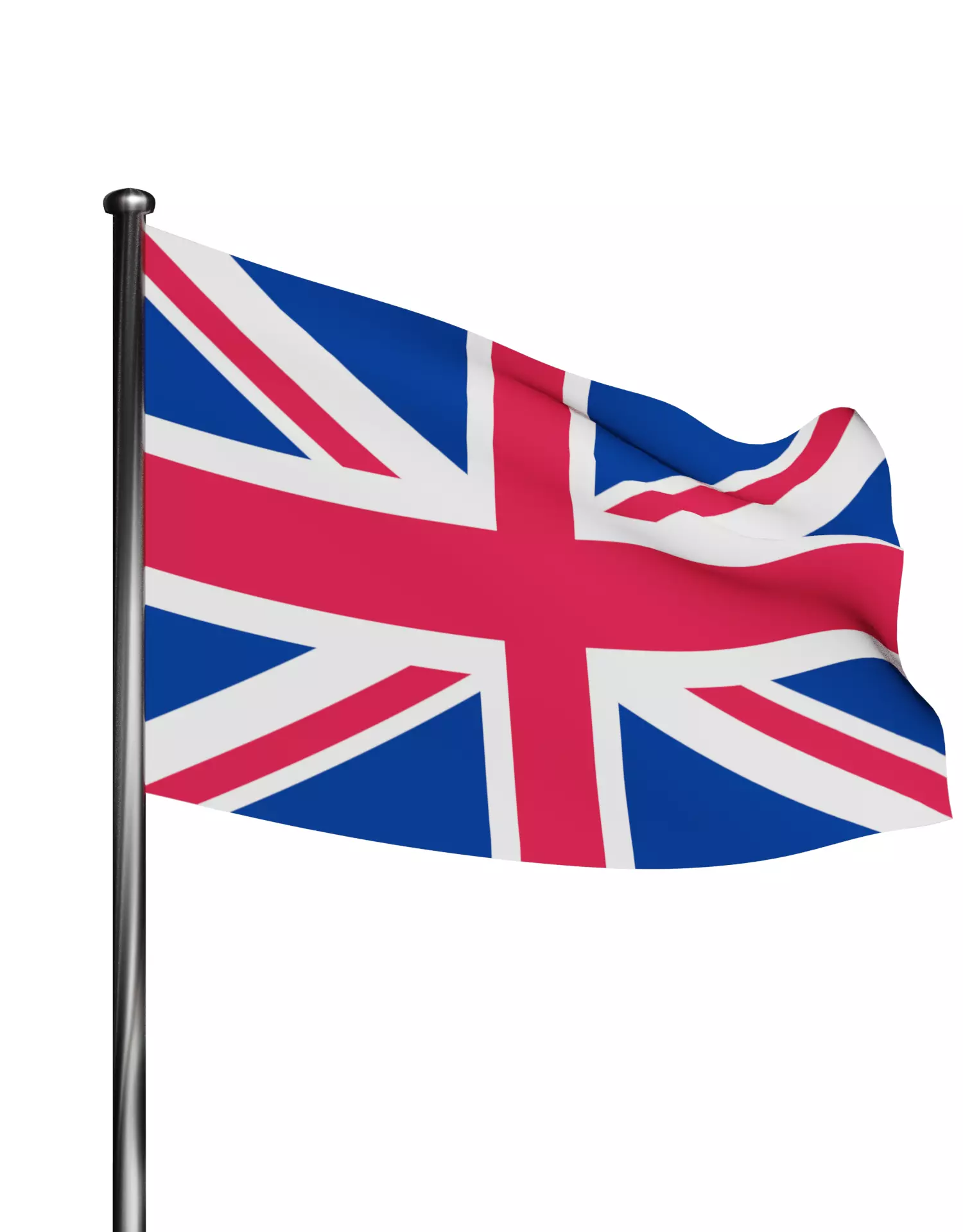 United Kingdom flag UK 3D model_0