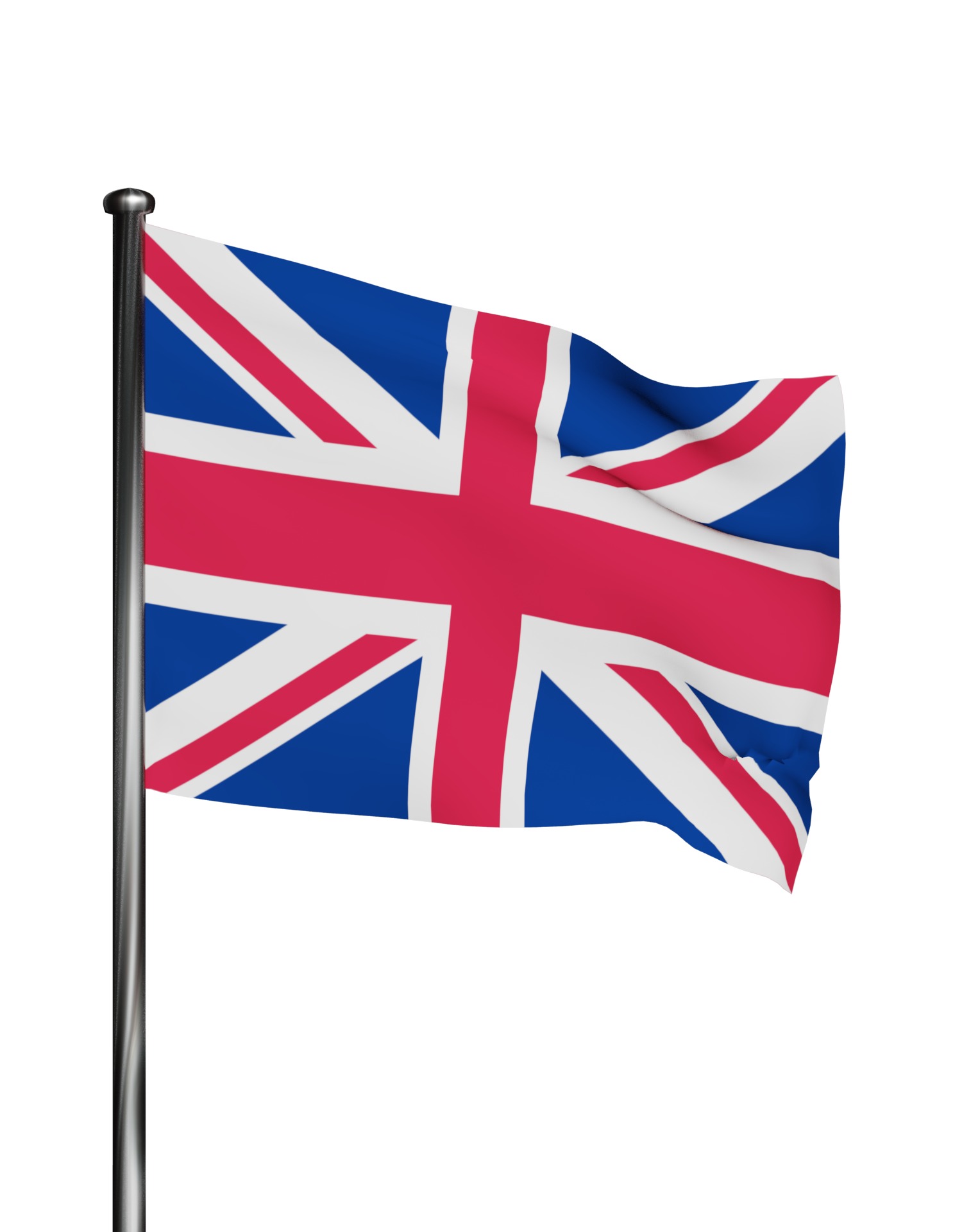 United Kingdom flag UK 3D model_30