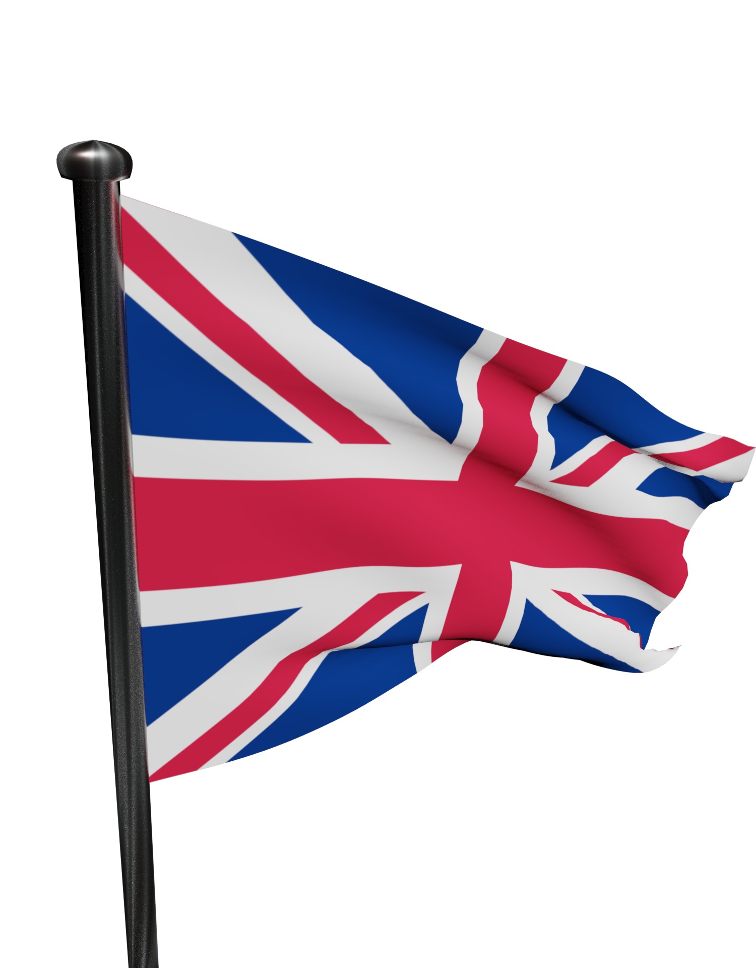 United Kingdom flag UK 3D model_6