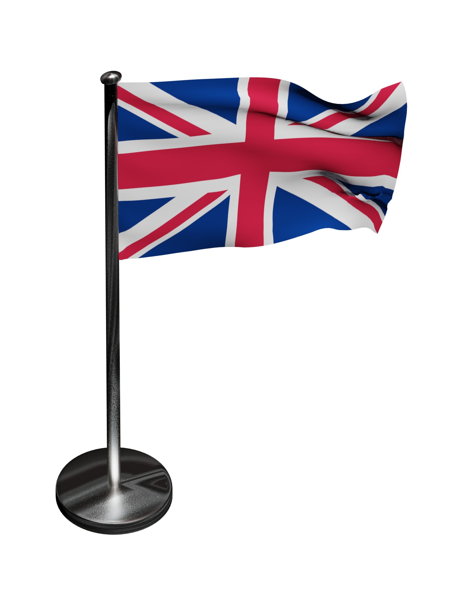 United Kingdom flag UK 3D model_21