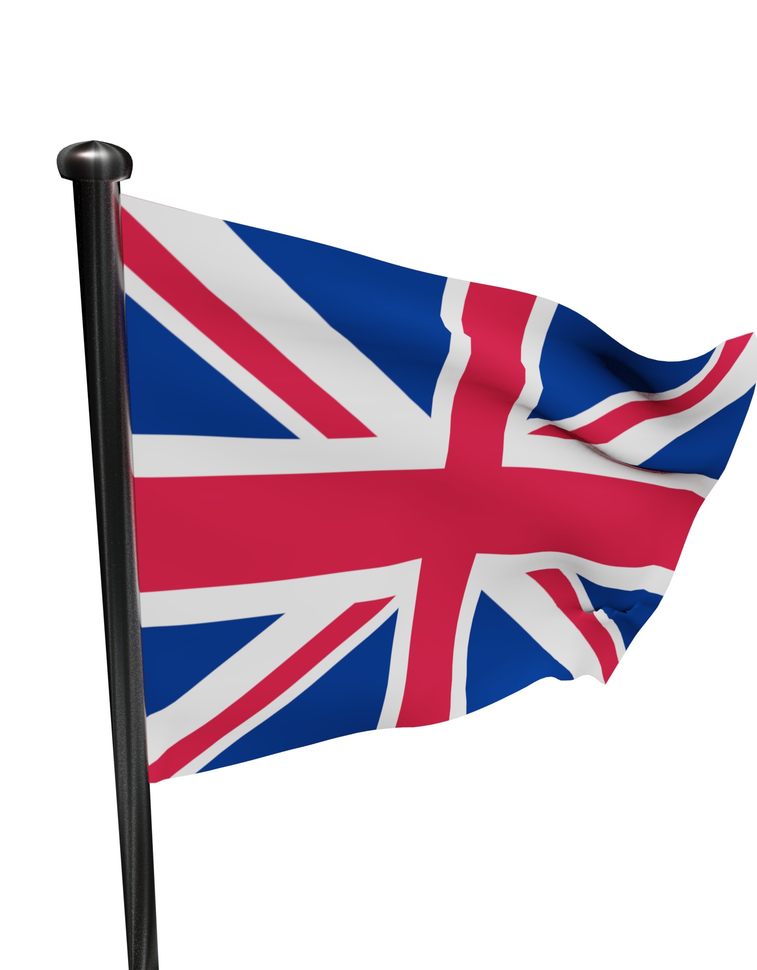 United Kingdom flag UK 3D model_31