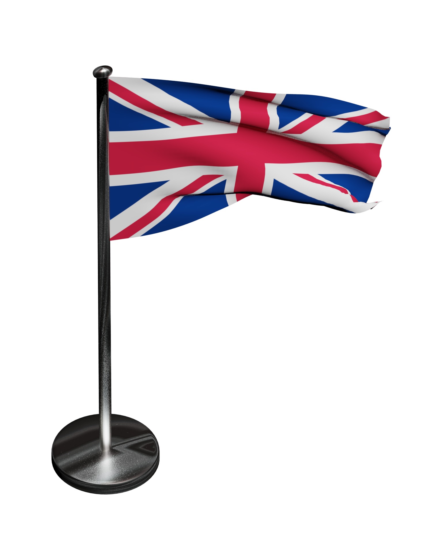 United Kingdom flag UK 3D model_17