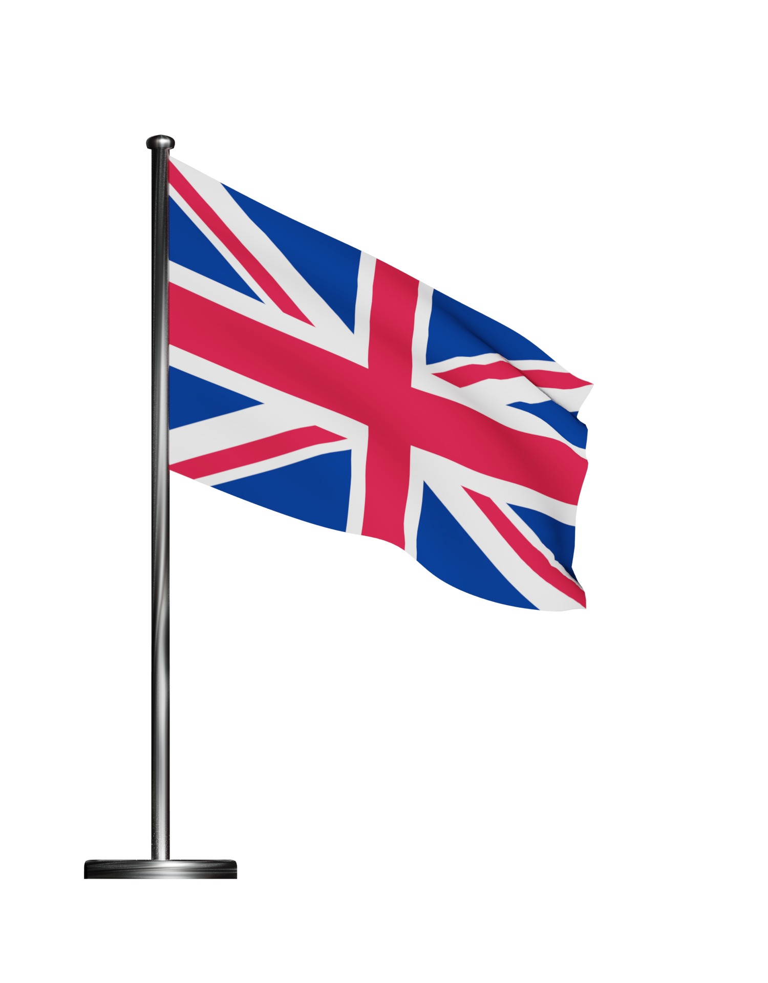 United Kingdom flag UK 3D model_25