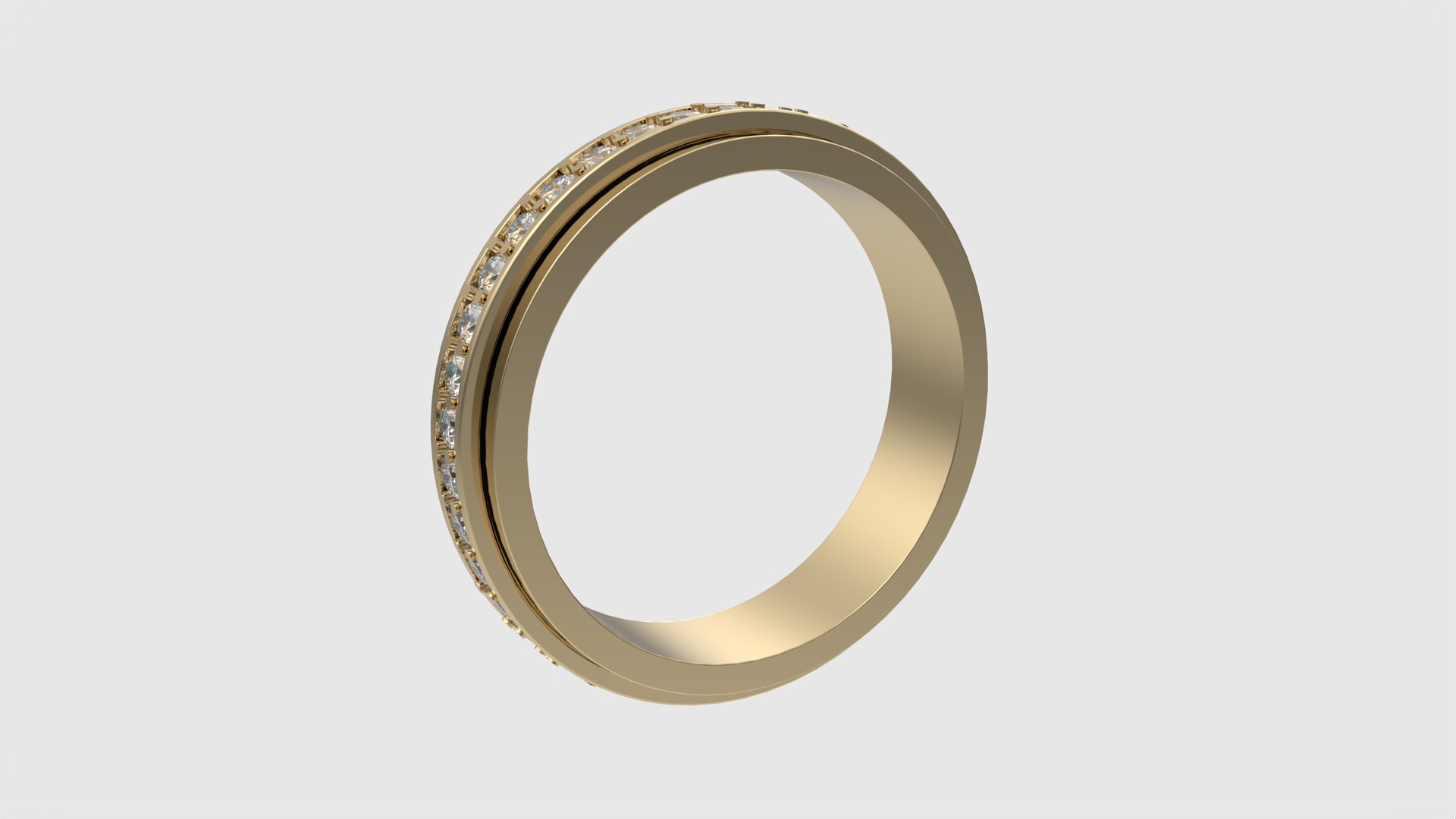 Classic Channel-Set Eternity Ring JDBCo 3D print model_3