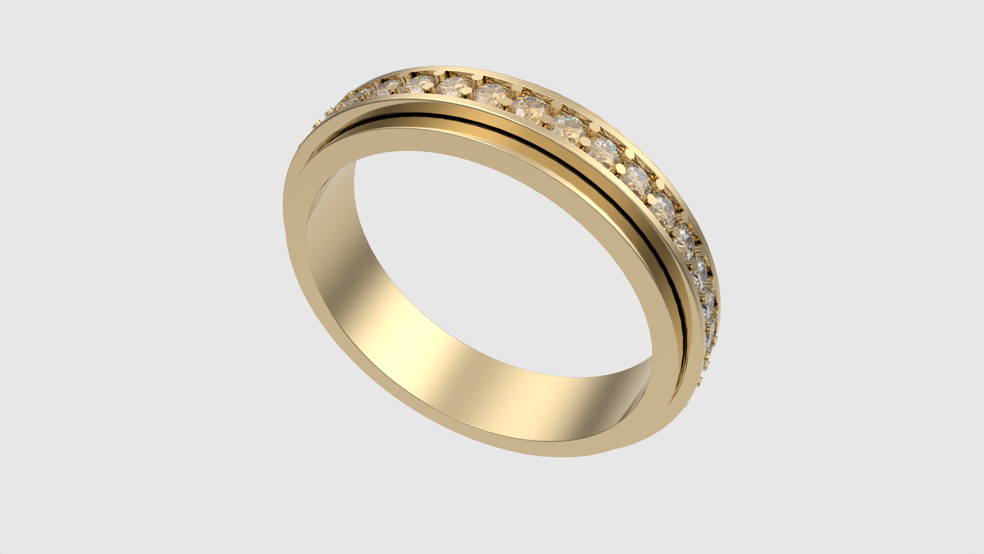 Classic Channel-Set Eternity Ring JDBCo 3D print model_15