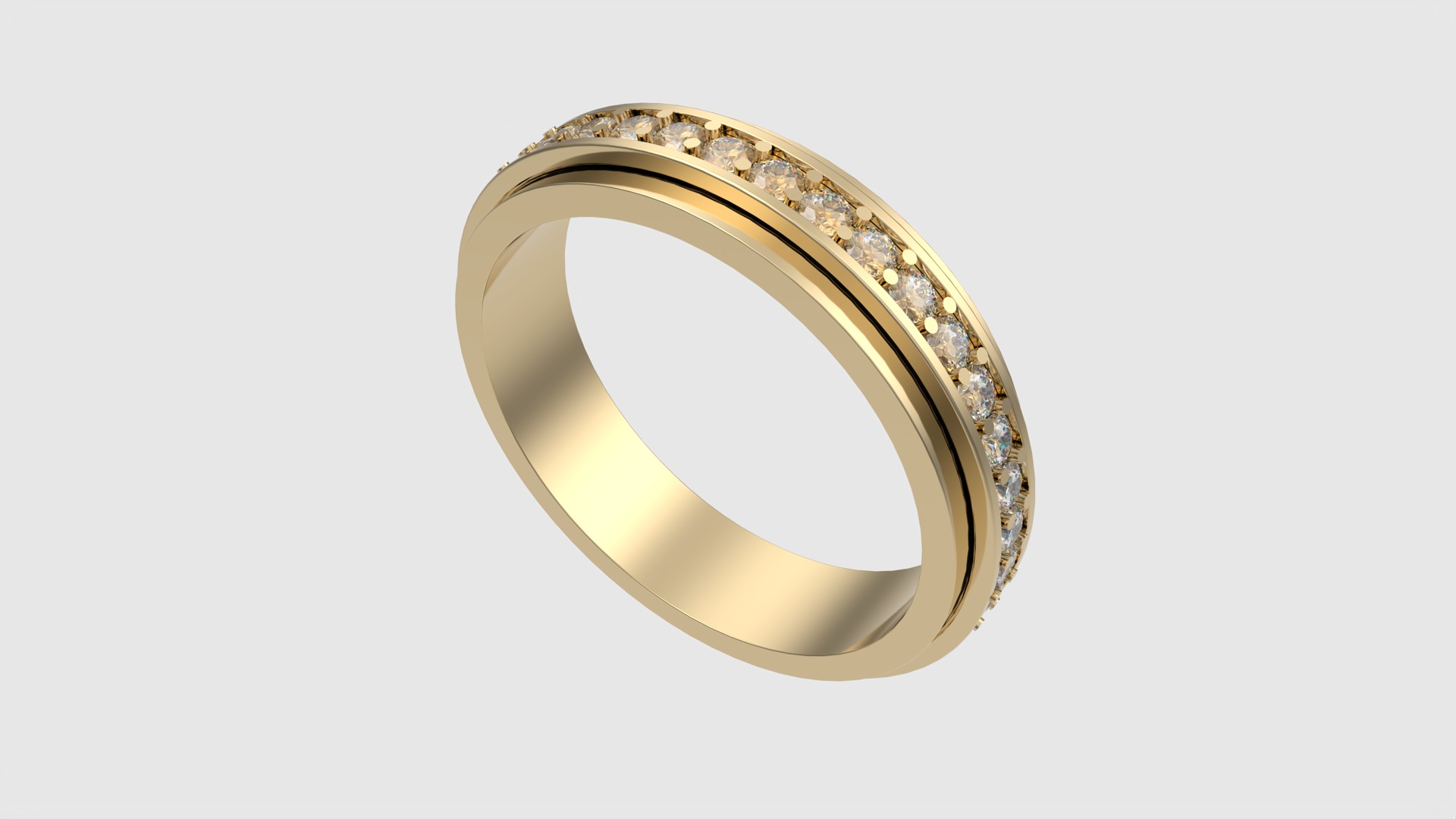 Classic Channel-Set Eternity Ring JDBCo 3D print model_29