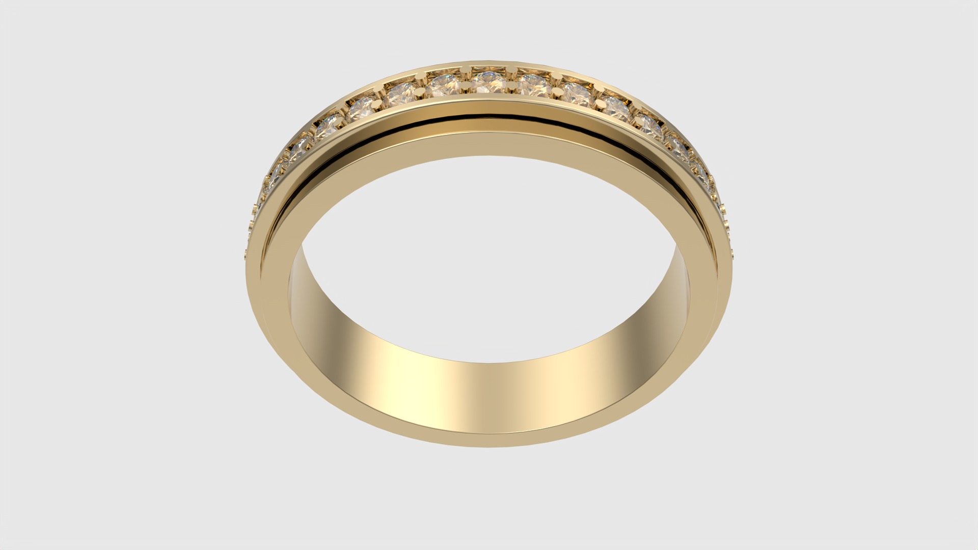 Classic Channel-Set Eternity Ring JDBCo 3D print model_16