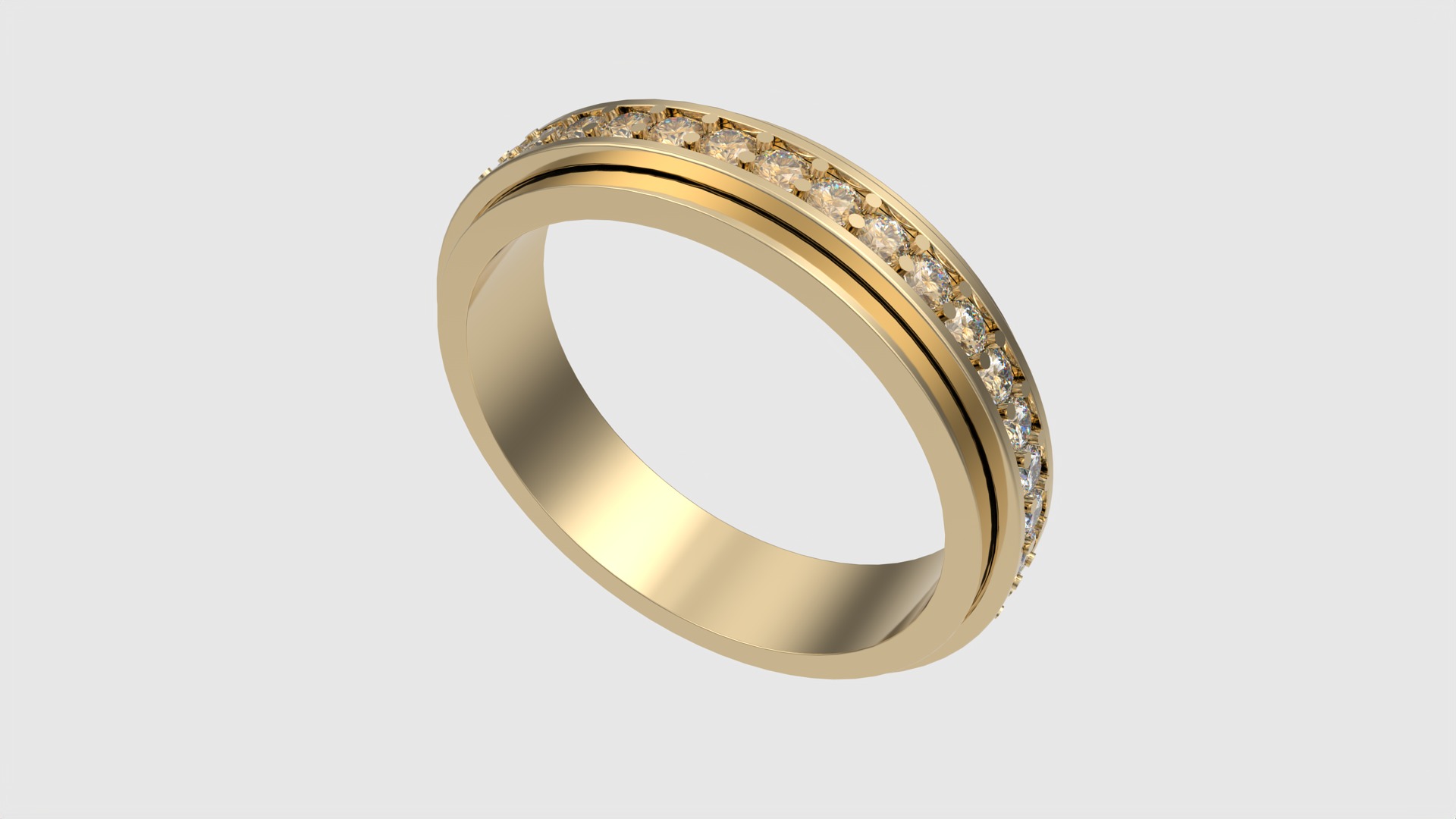 Classic Channel-Set Eternity Ring JDBCo 3D print model_22