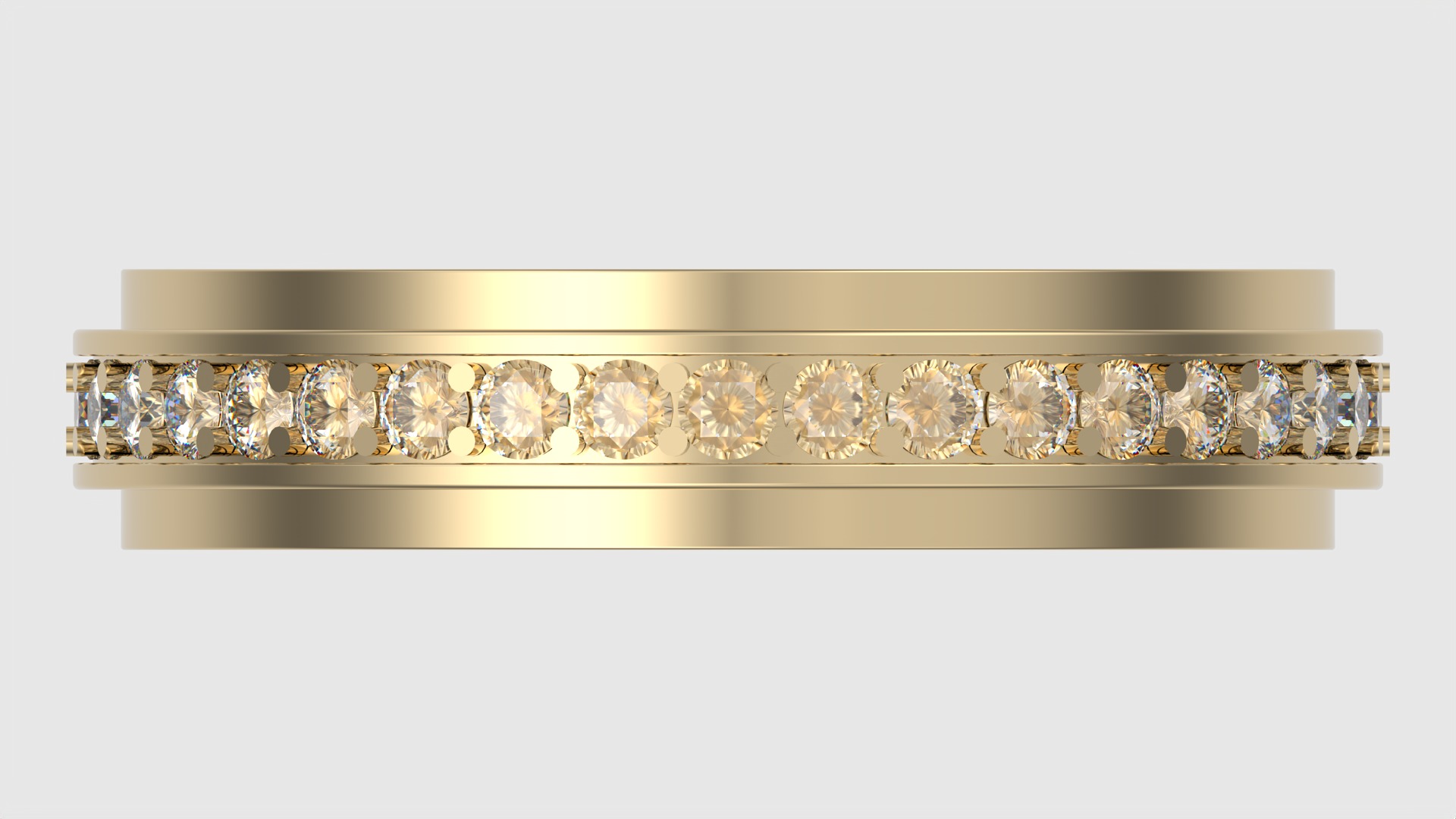 Classic Channel-Set Eternity Ring JDBCo 3D print model_6