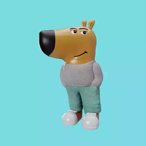 CHILL GUY 3D CHARACTER 