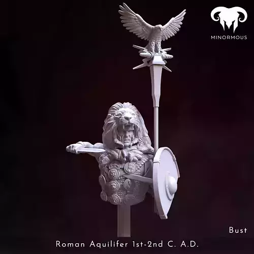 Bust - Roman Aquilifer 1st-2nd CAD The last Stand