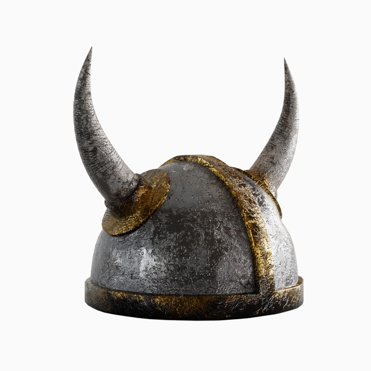 Viking Helmet 02 3D model_2