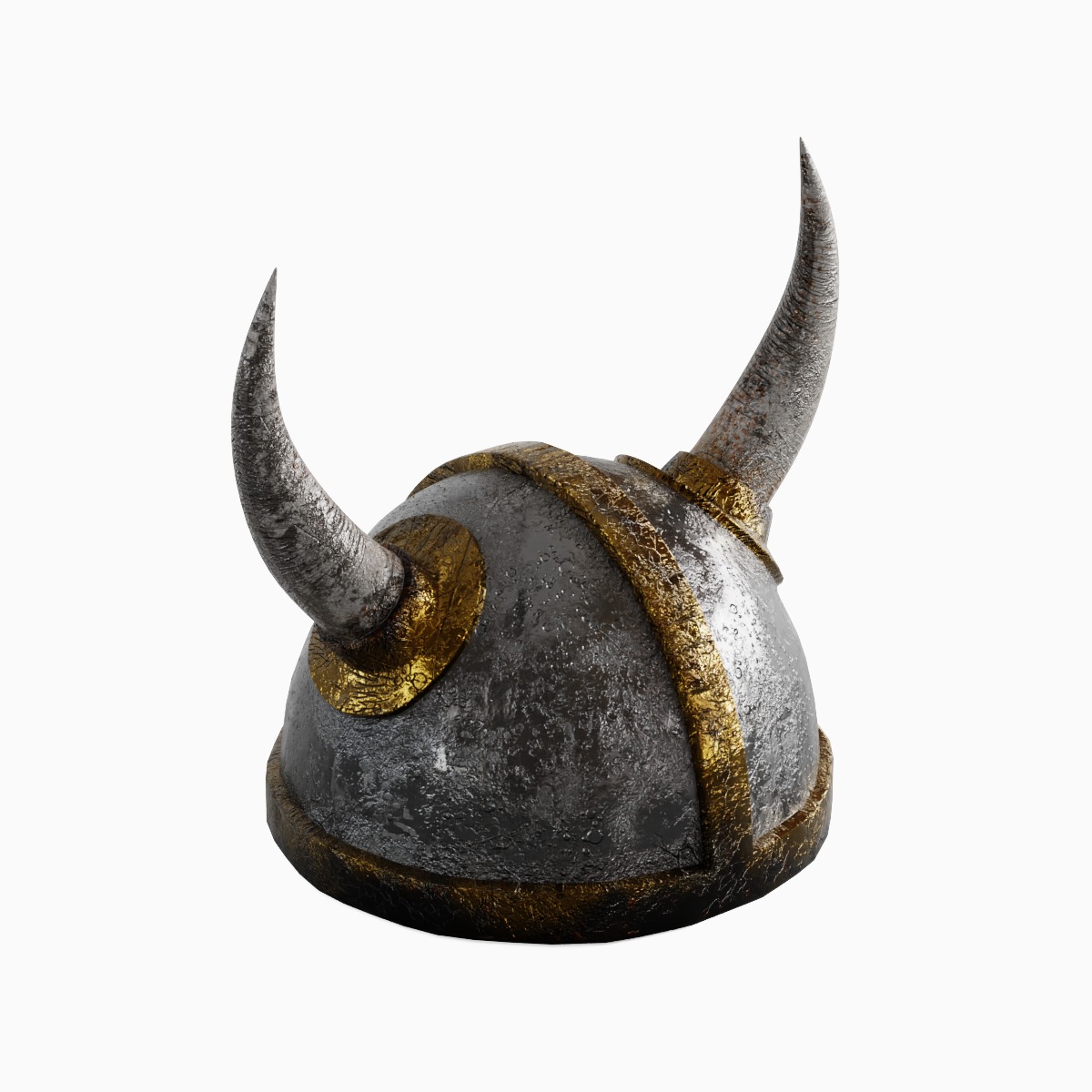 Viking Helmet 02 3D model_5
