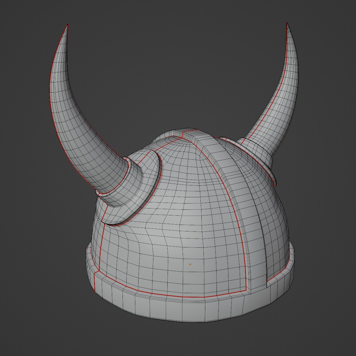 Viking Helmet 02 3D model_9