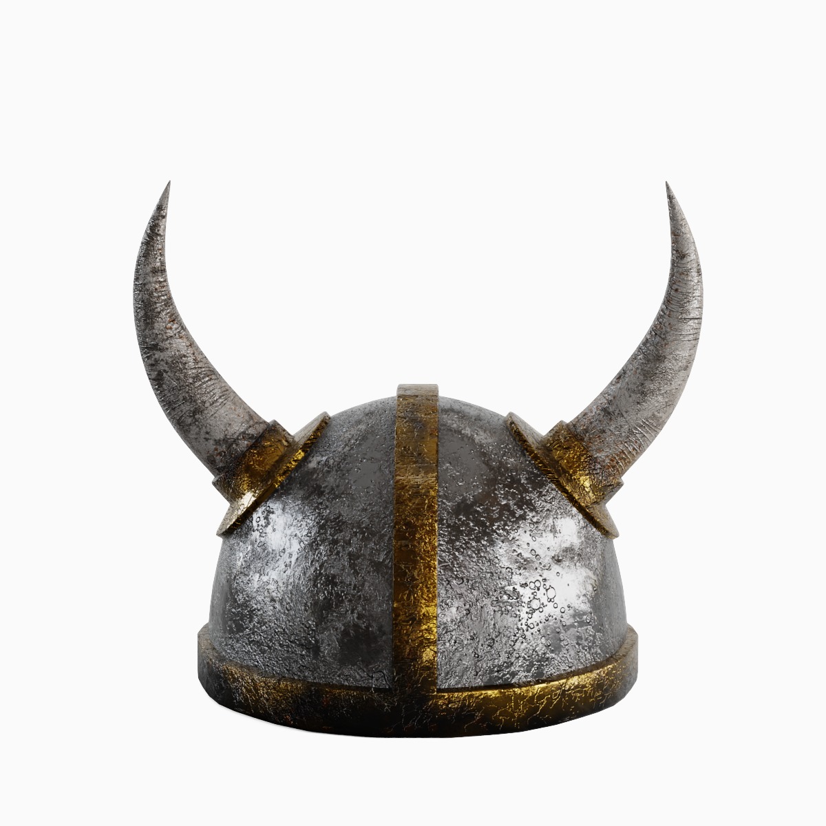 Viking Helmet 02 3D model_1
