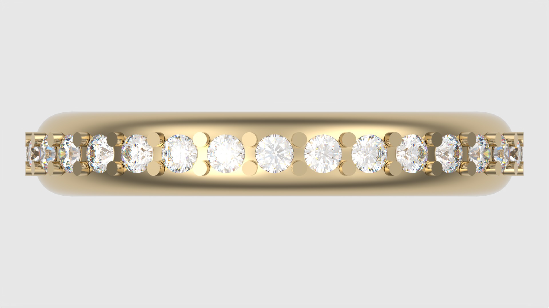 Classic Eternity Band with Prong Setting JDBCo 3D print model_6