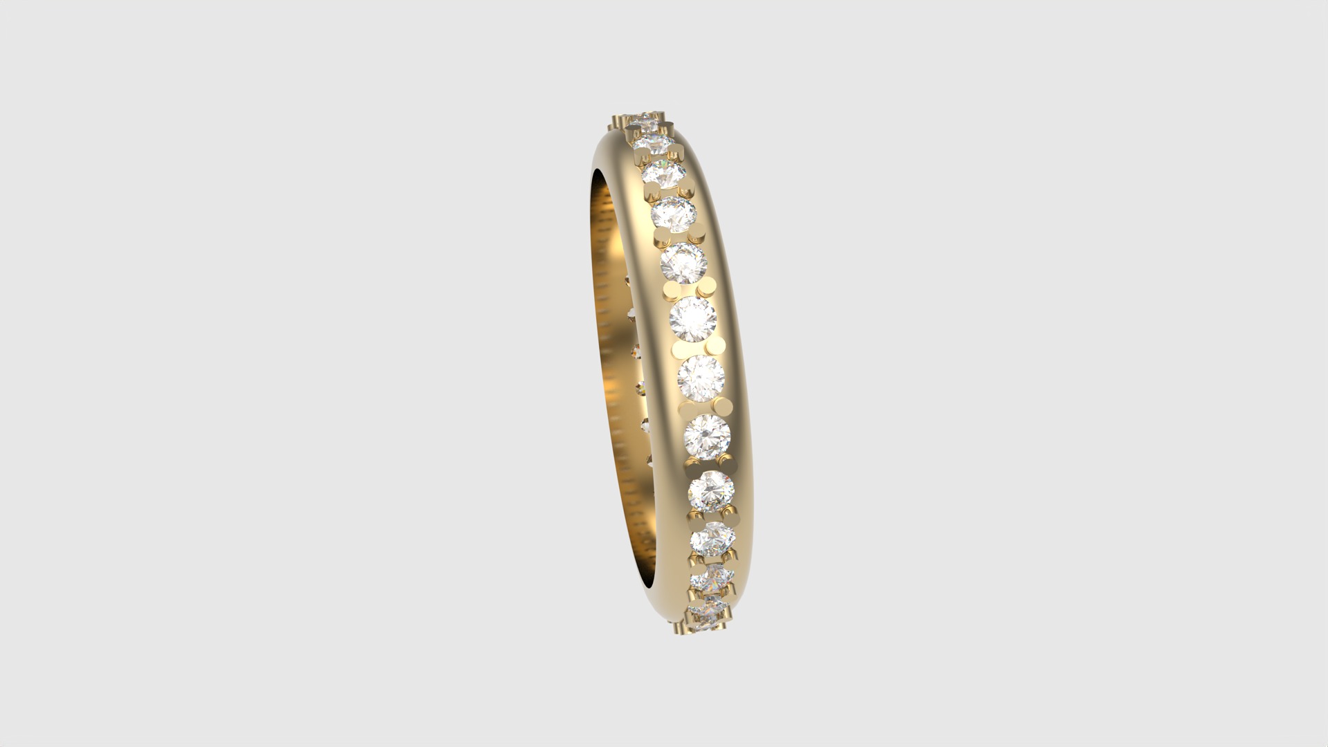 Classic Eternity Band with Prong Setting JDBCo 3D print model_20