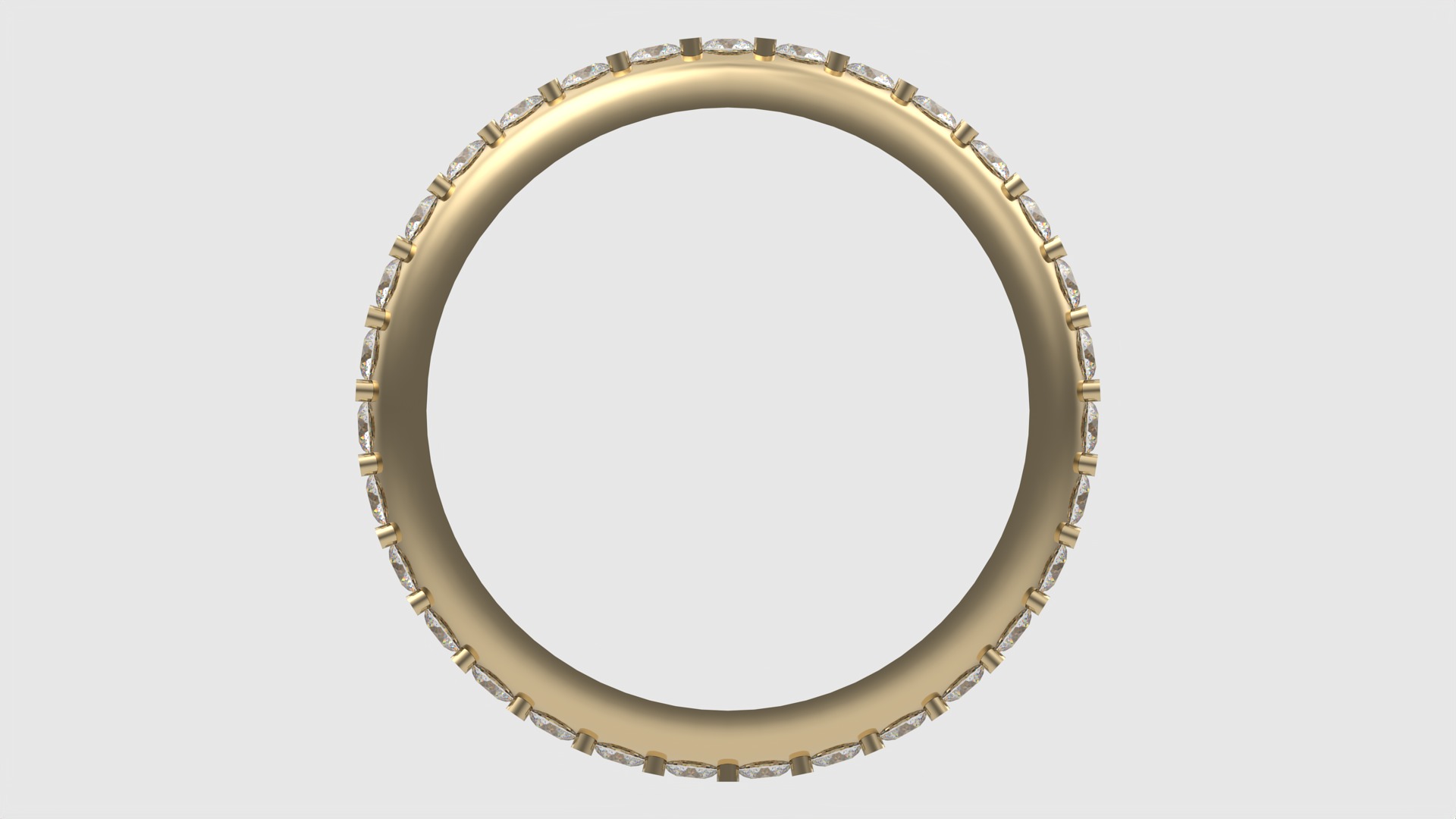 Classic Eternity Band with Prong Setting JDBCo 3D print model_4