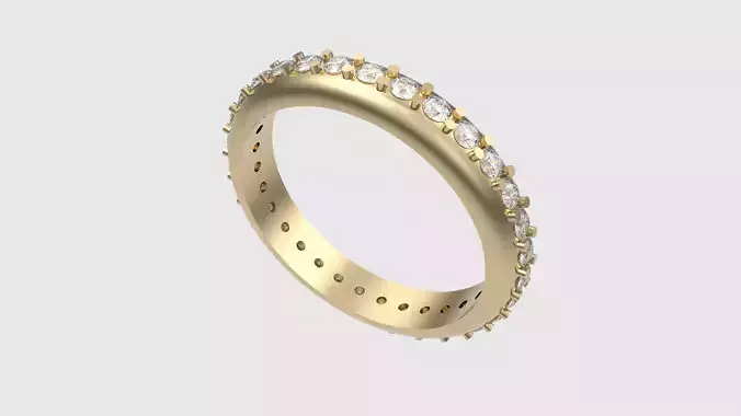 Classic Eternity Band with Prong Setting JDBCo