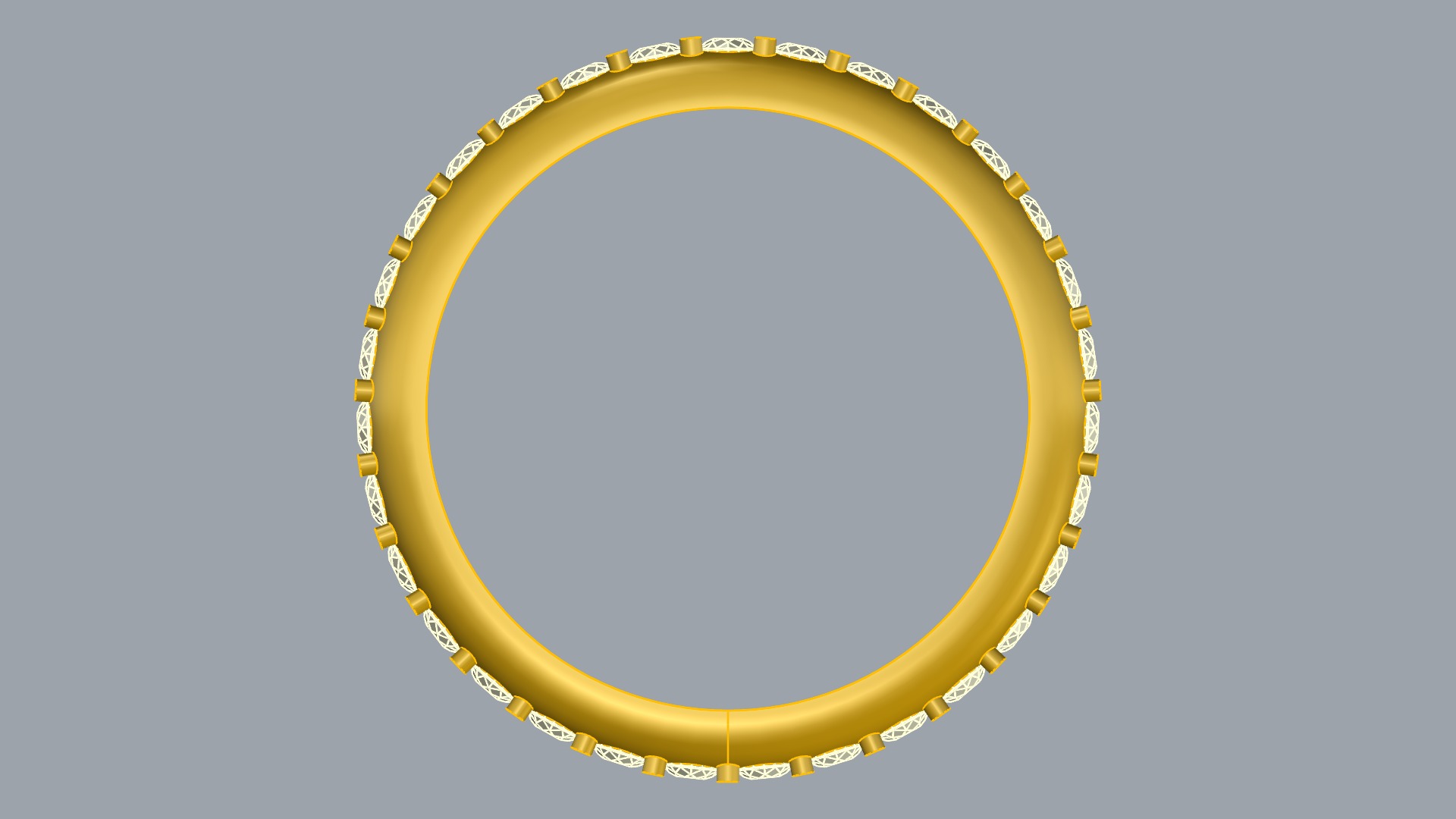 Classic Eternity Band with Prong Setting JDBCo 3D print model_9