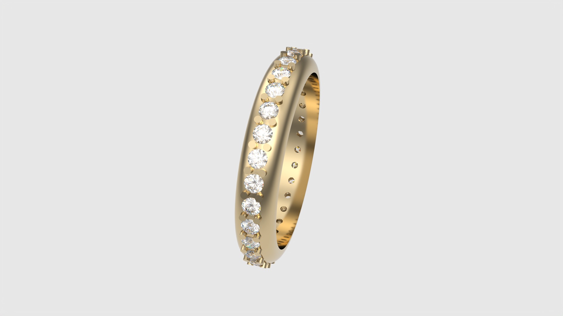 Classic Eternity Band with Prong Setting JDBCo 3D print model_19