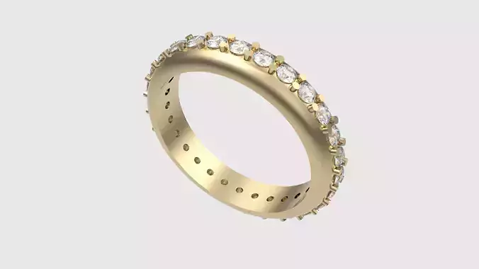 Classic Sparkling Eternity Band Ring JDBCo