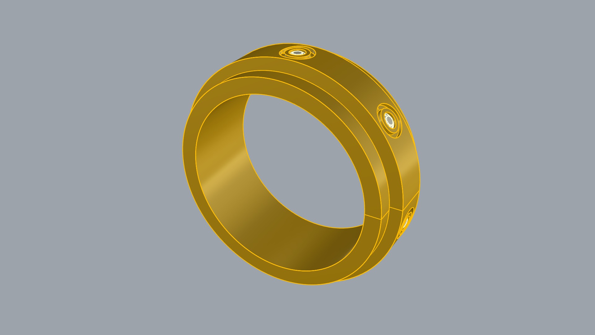 Ring with Rotating Center JDBCo 3D print model_7