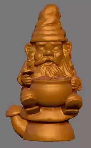 Gnomo Abundancia 3D model