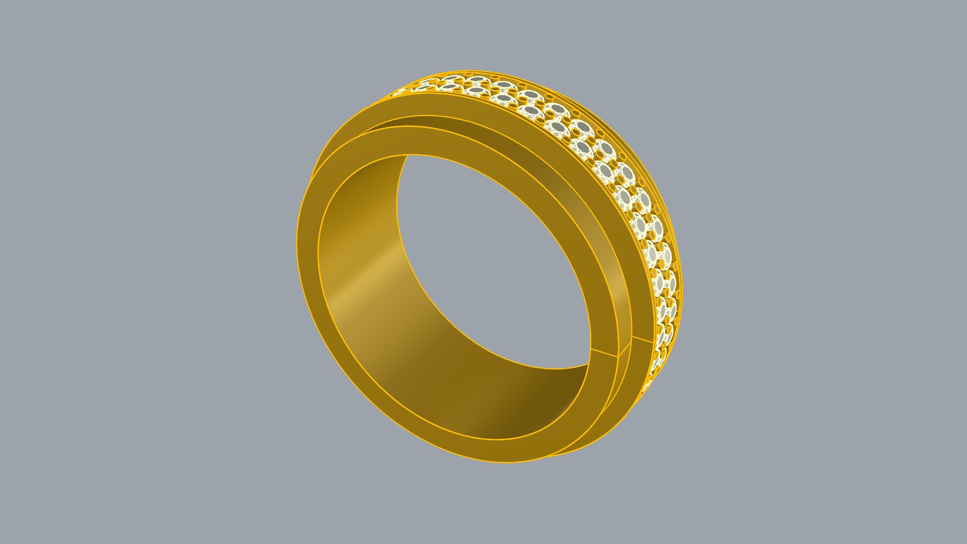 Rotating Center Ring with Sparkling Accents JDBCo 3D print model_7