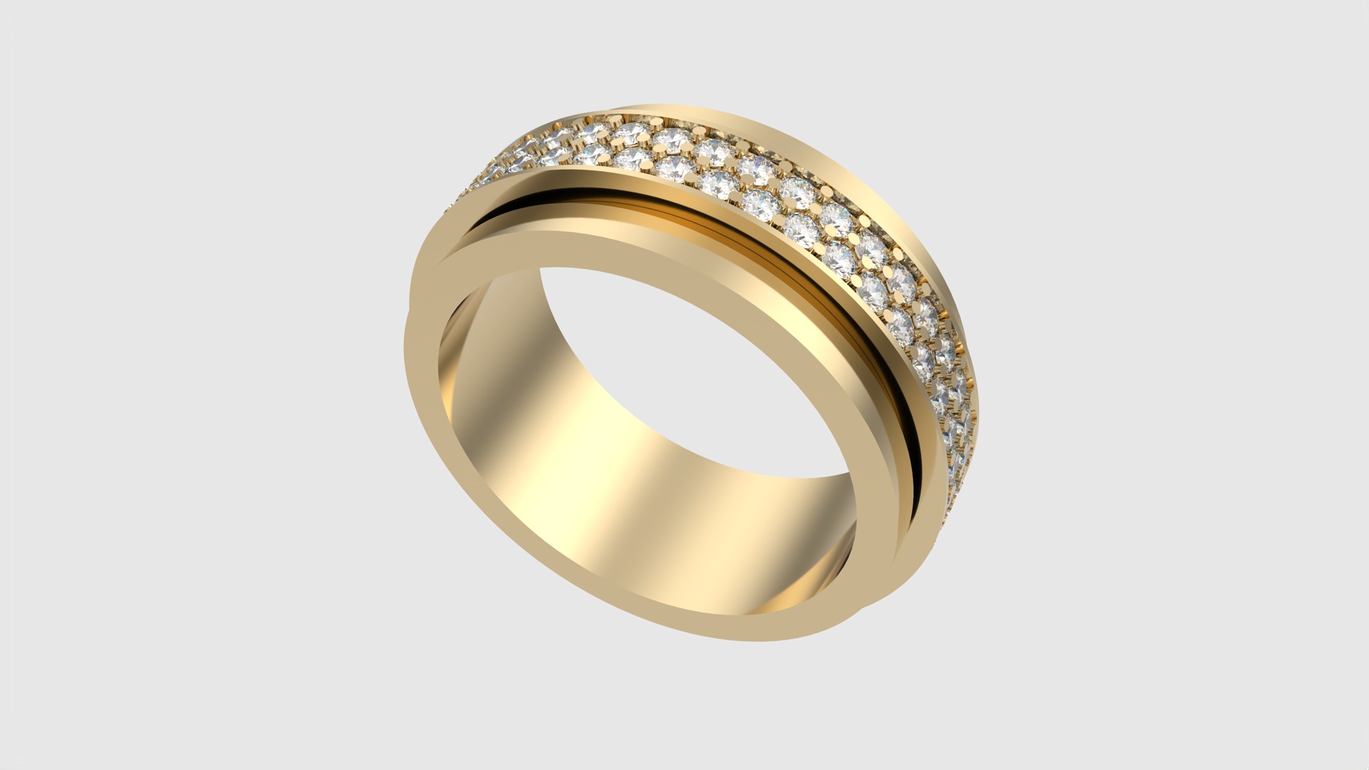 Rotating Center Ring with Sparkling Accents JDBCo 3D print model_15