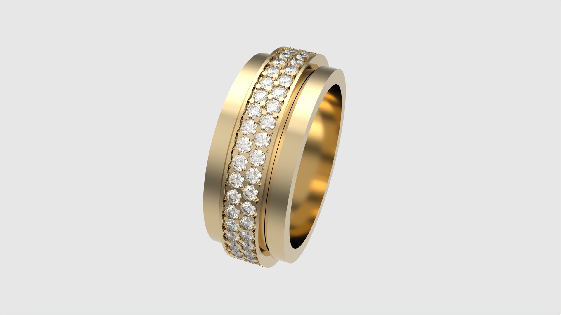 Rotating Center Ring with Sparkling Accents JDBCo 3D print model_26