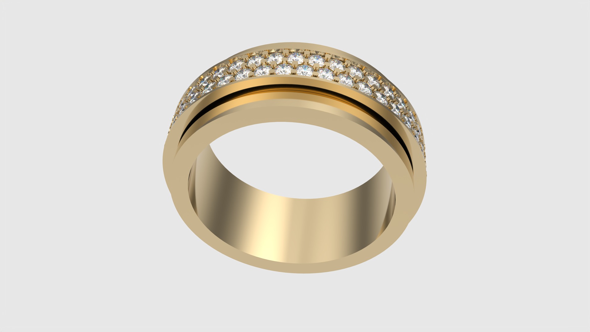 Rotating Center Ring with Sparkling Accents JDBCo 3D print model_23
