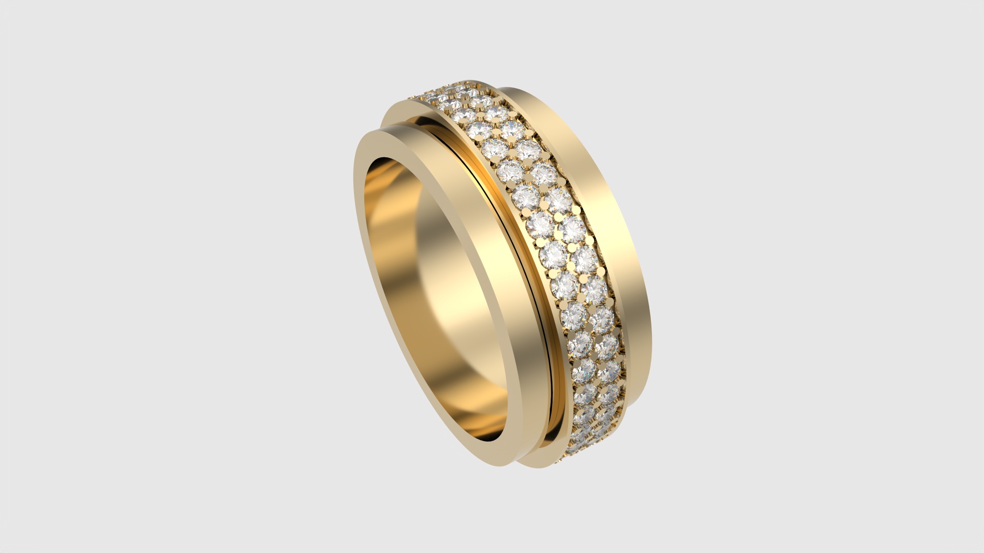 Rotating Center Ring with Sparkling Accents JDBCo 3D print model_28