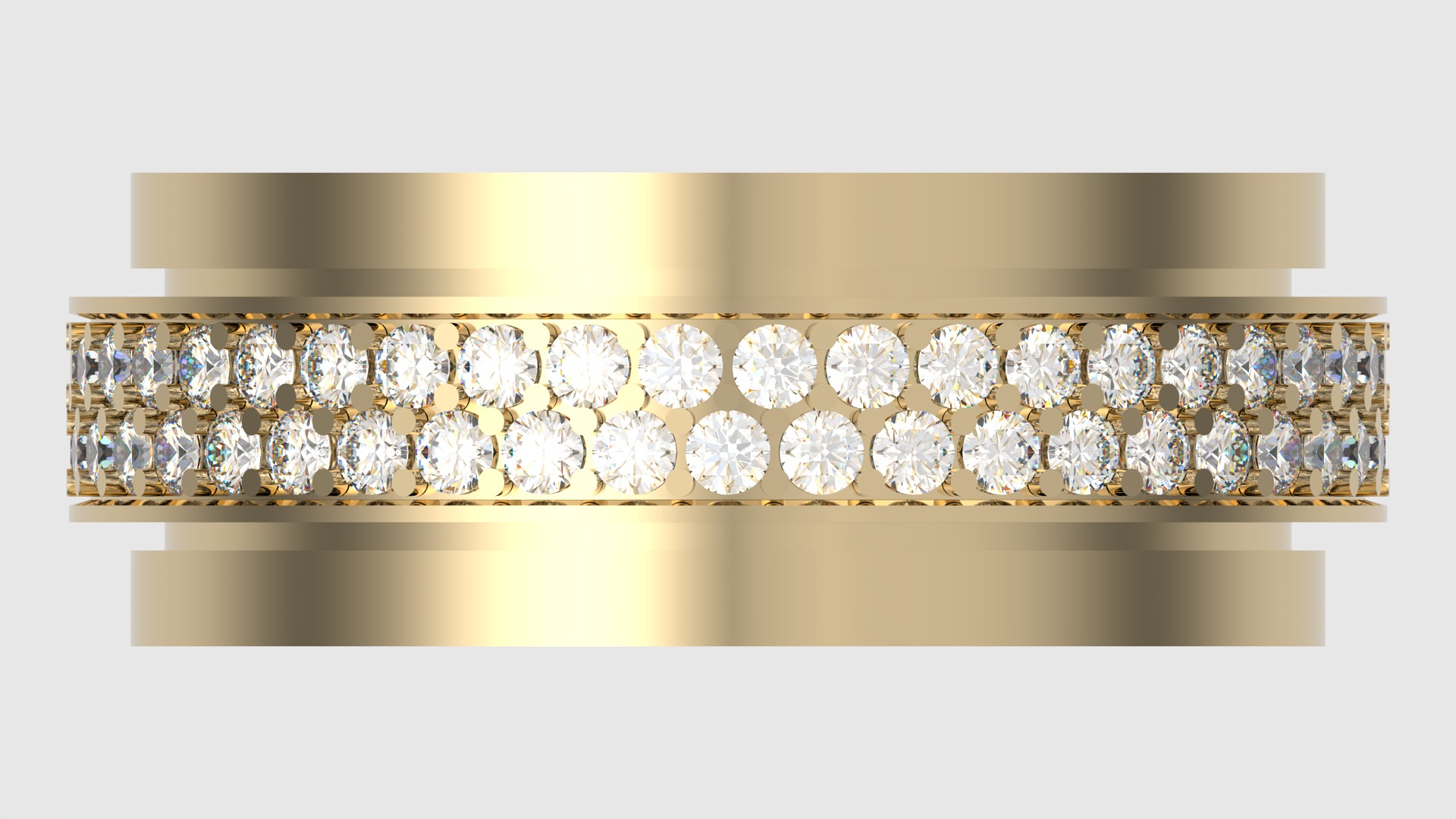 Rotating Center Ring with Sparkling Accents JDBCo 3D print model_6