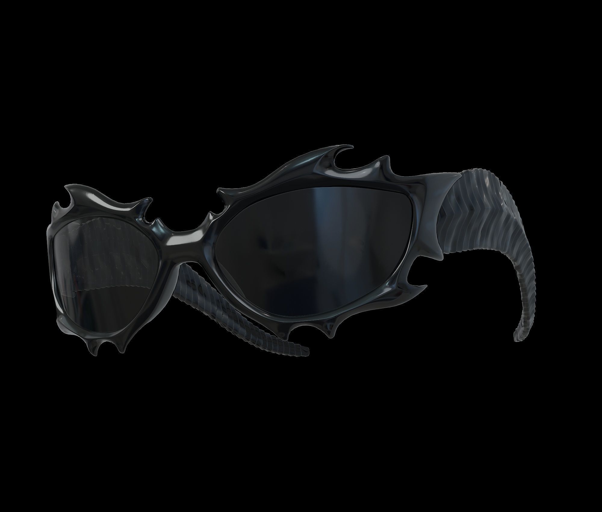 Gentle Monster x Tekken 8 Sunglasses Low-poly 3D model_7