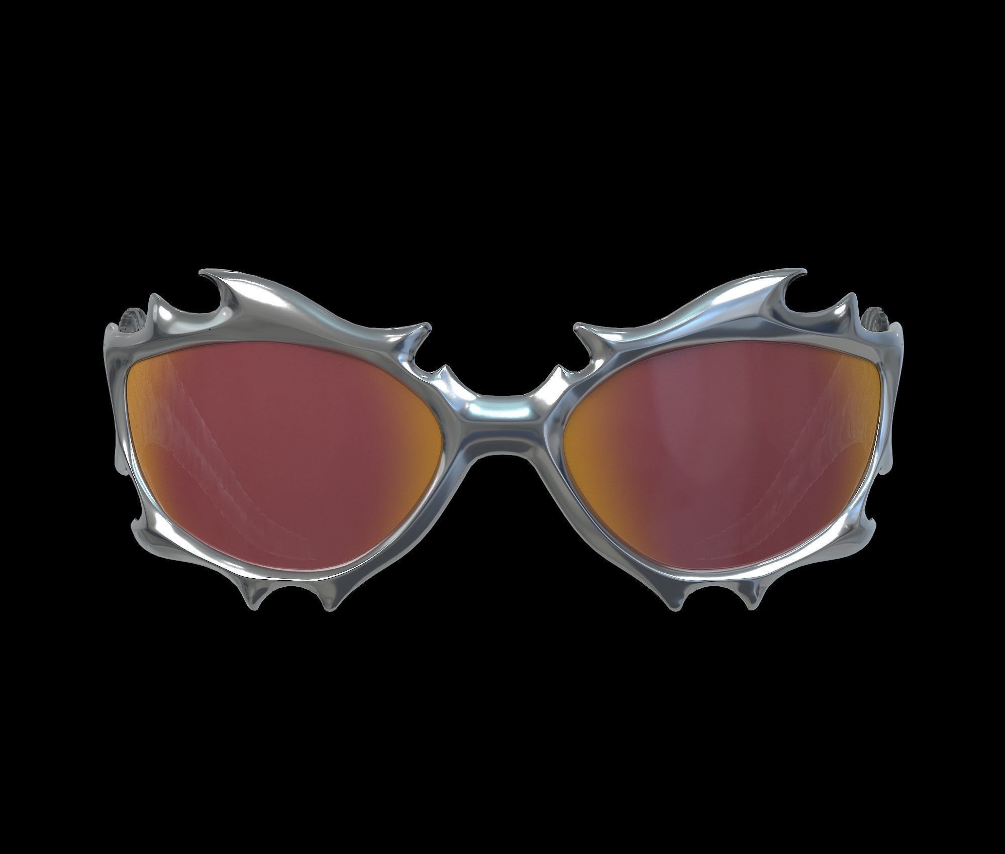 Gentle Monster x Tekken 8 Sunglasses Low-poly 3D model_10