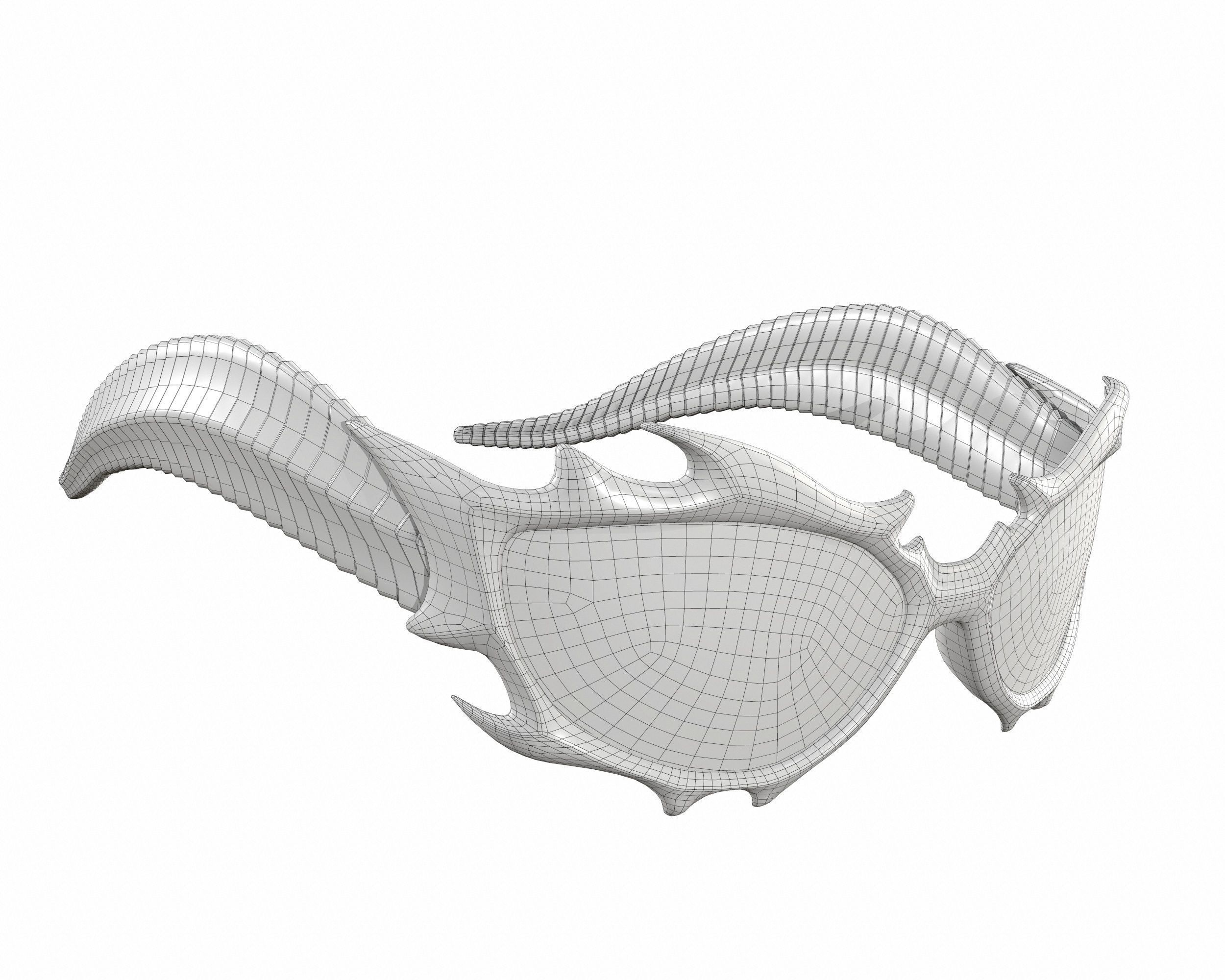 Gentle Monster x Tekken 8 Sunglasses Low-poly 3D model_15