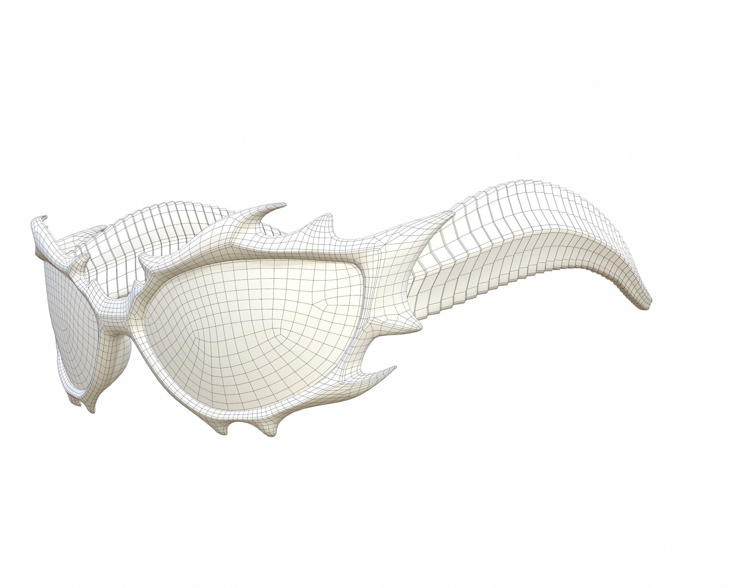 Gentle Monster x Tekken 8 Sunglasses Low-poly 3D model_14