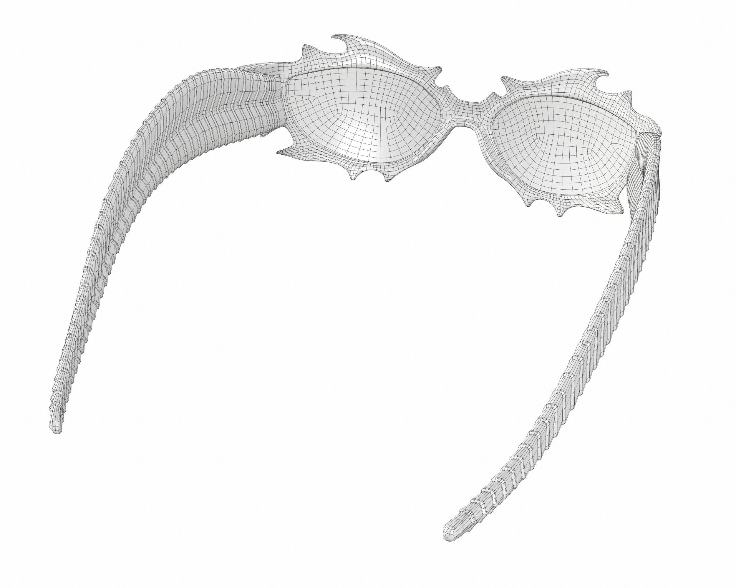 Gentle Monster x Tekken 8 Sunglasses Low-poly 3D model_16