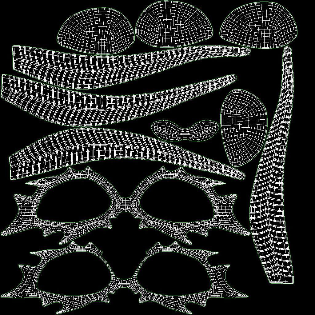 Gentle Monster x Tekken 8 Sunglasses Low-poly 3D model_17