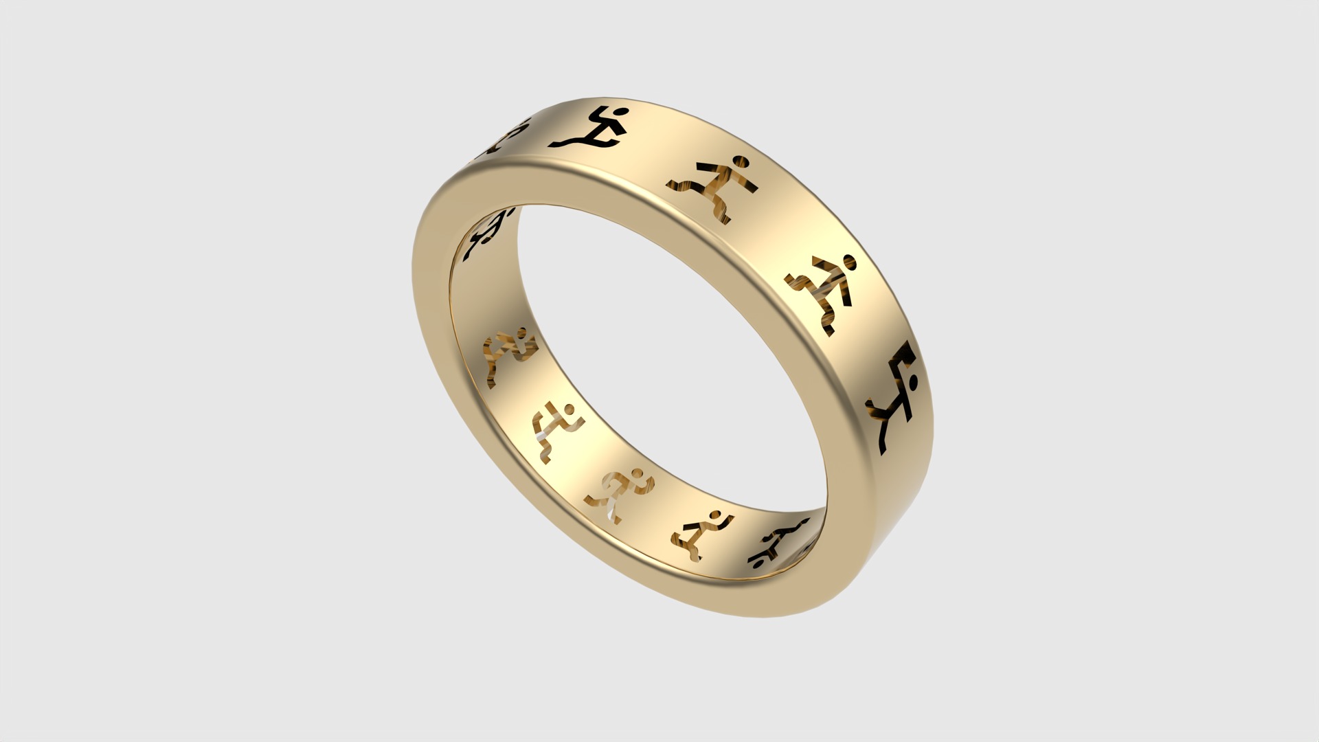 Dancing Men Sherlock Holmes Band JDBCo 3D print model_29