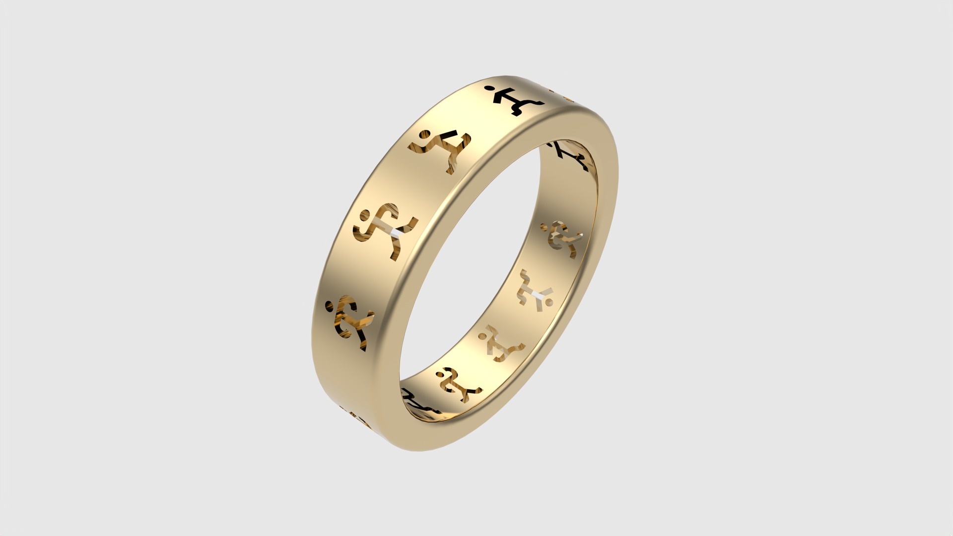 Dancing Men Sherlock Holmes Band JDBCo 3D print model_18