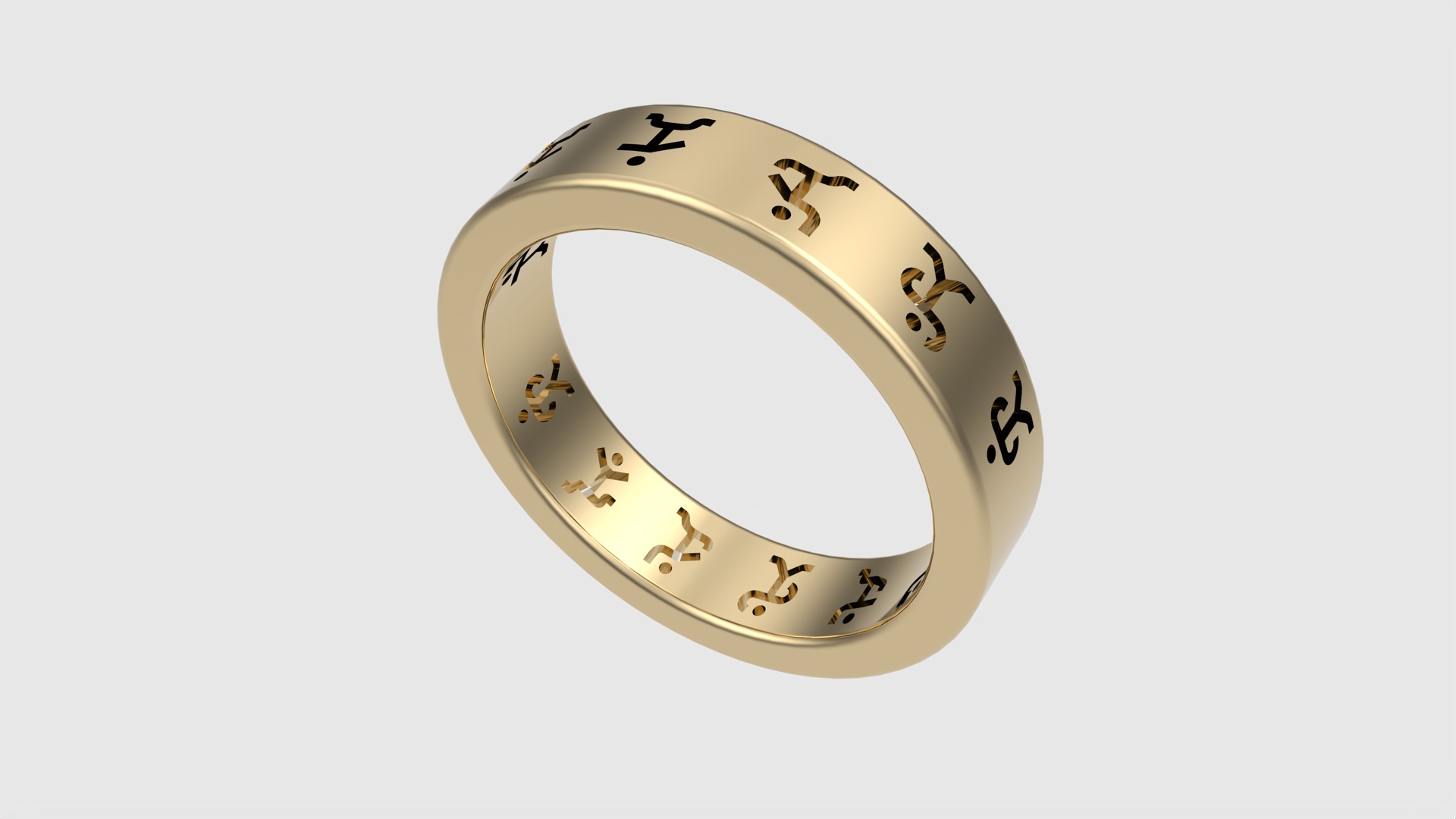 Dancing Men Sherlock Holmes Band JDBCo 3D print model_22