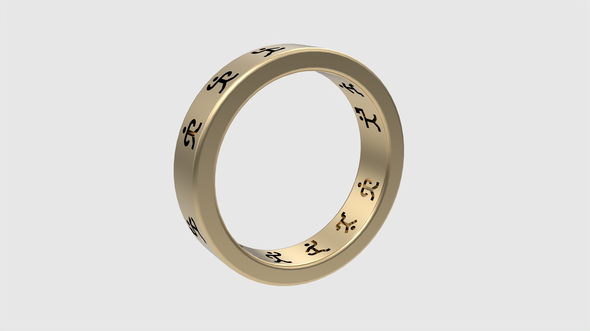 Dancing Men Sherlock Holmes Band JDBCo 3D print model_3