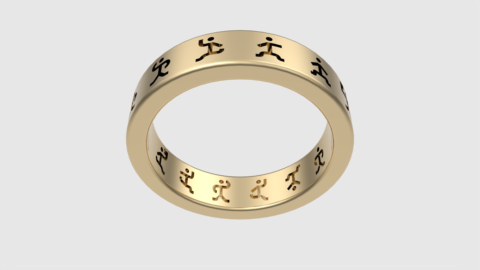 Dancing Men Sherlock Holmes Band JDBCo 3D print model_16