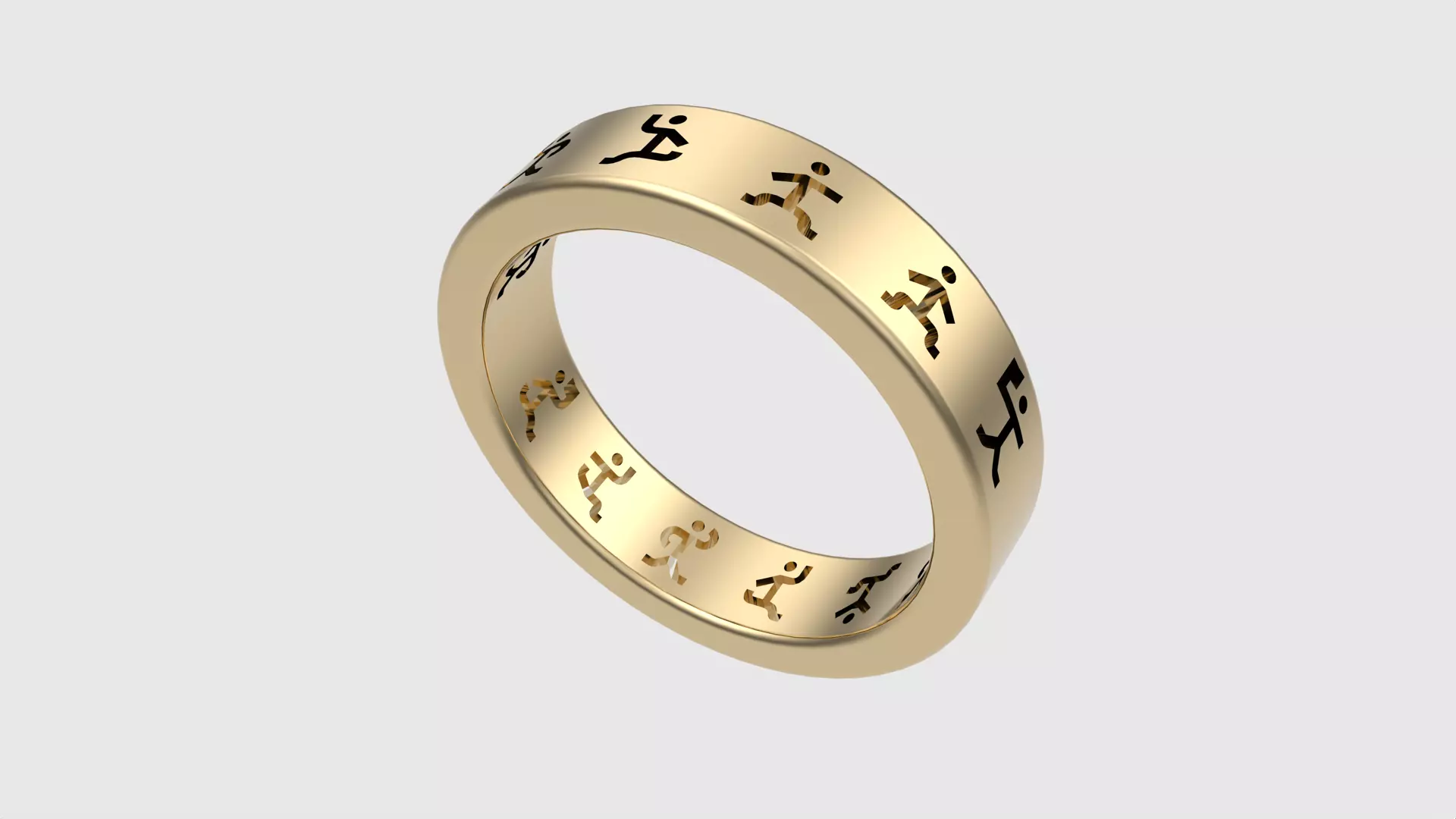 Dancing Men Sherlock Holmes Band JDBCo 3D print model_0