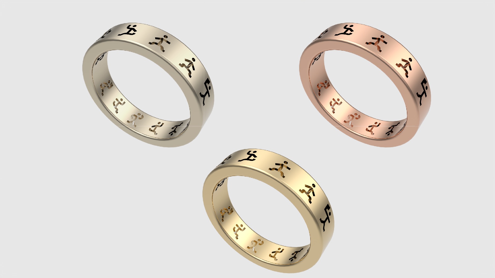 Dancing Men Sherlock Holmes Band JDBCo 3D print model_2